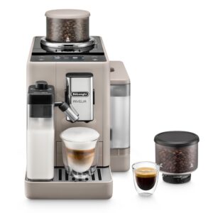 De’Longhi Rivelia Sand Beige EXAM440.55.BG Macchina da caffè automatica per caffè in chicchi Beige RICONDIZIONATO