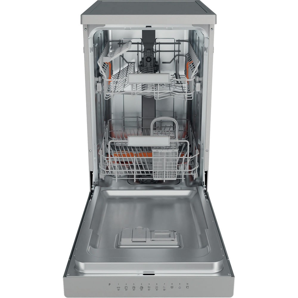 Hotpoint HA3FC10BS7A0S Lavastoviglie Slim 45 cm Capacità 10 Coperti Classe C Colore Silver RICONDIZIONATA - immagine 2