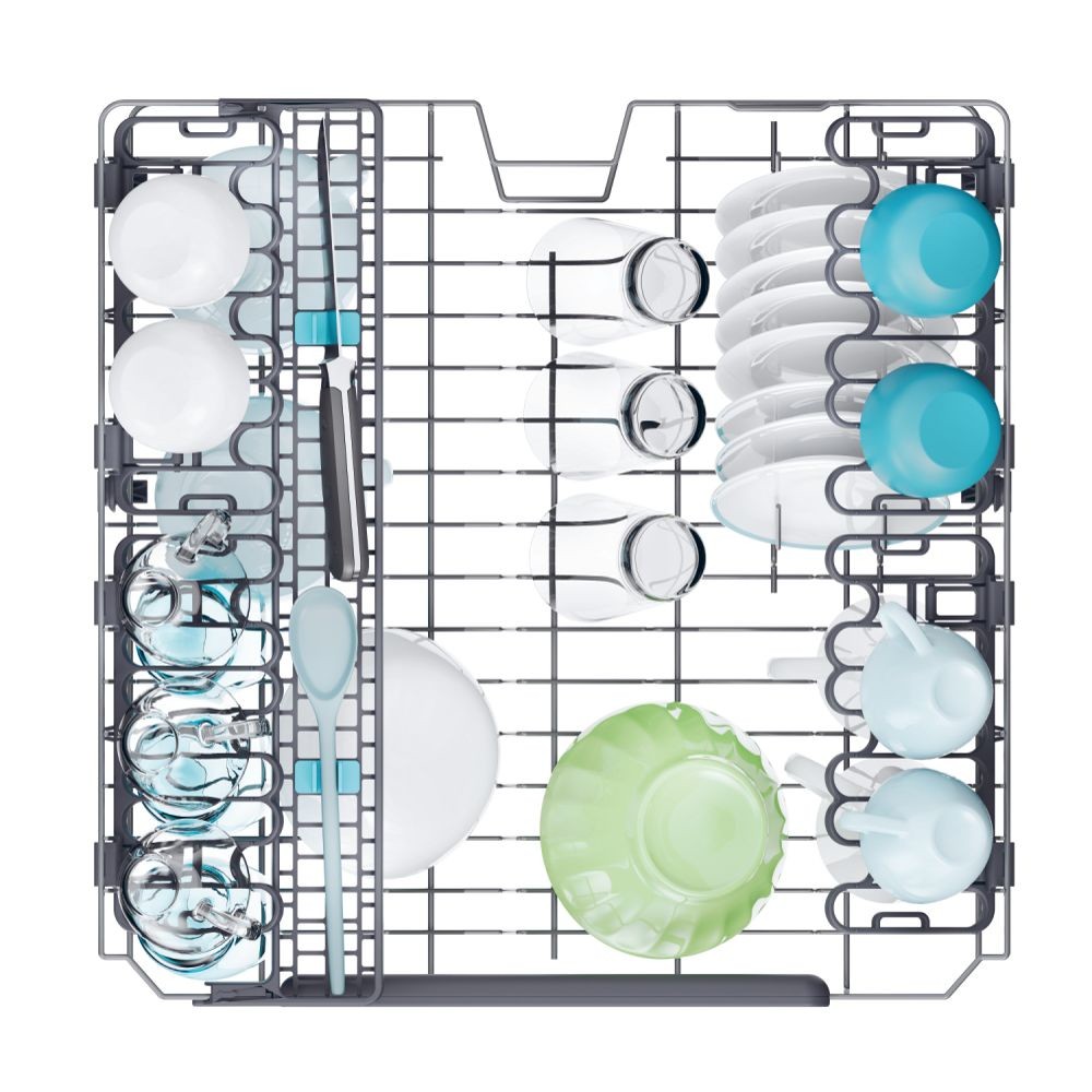 Lavastoviglie RICONDIZIONATA Libera Installazione Rapida 60 cm 14 coperti Classe E Connettività Controllo remoto avanzato e contenuti extra Bianca Candy CF 4E7L0W 32002368 - immagine 3