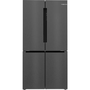 Bosch Serie 4 KFN96AXEA Frigorifero  RICONDIZIONATO Side by Side 4 Porte Total No Frost Classe E Altezza 183 cm Acciaio nero spazzolato anti-impronta