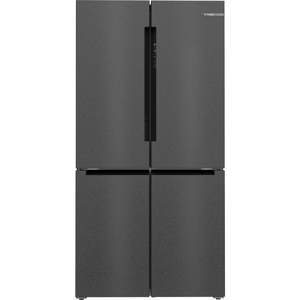 Bosch Serie 4 KFN96AXEA Frigorifero RICONDIZIONATO Side by Side 4 Porte Total No Frost Classe E Altezza 183 cm Acciaio nero spazzolato anti-impronta