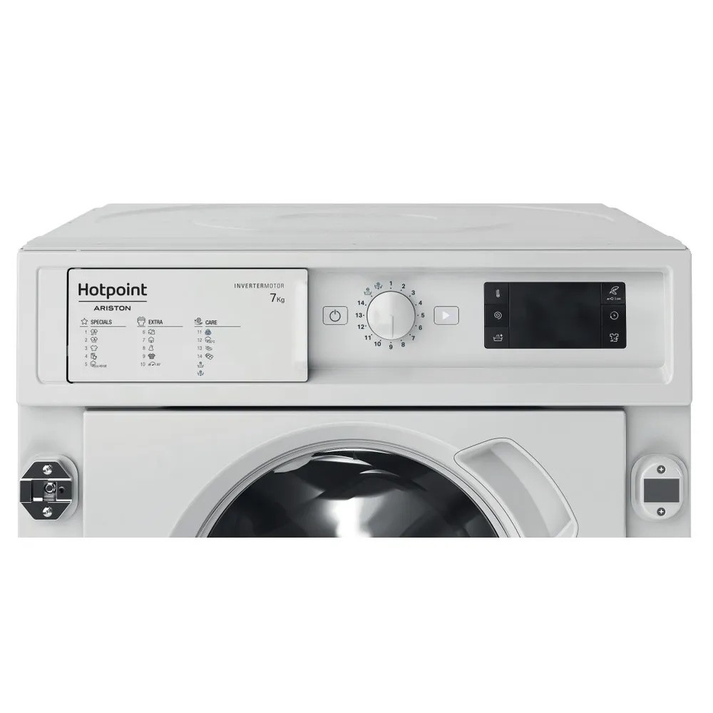 Lavatrice da incasso 7 Kg classe D 1400 giri Ariston Hotpoint BI WMHG 71483 EU RICONDIZIONATO - immagine 3