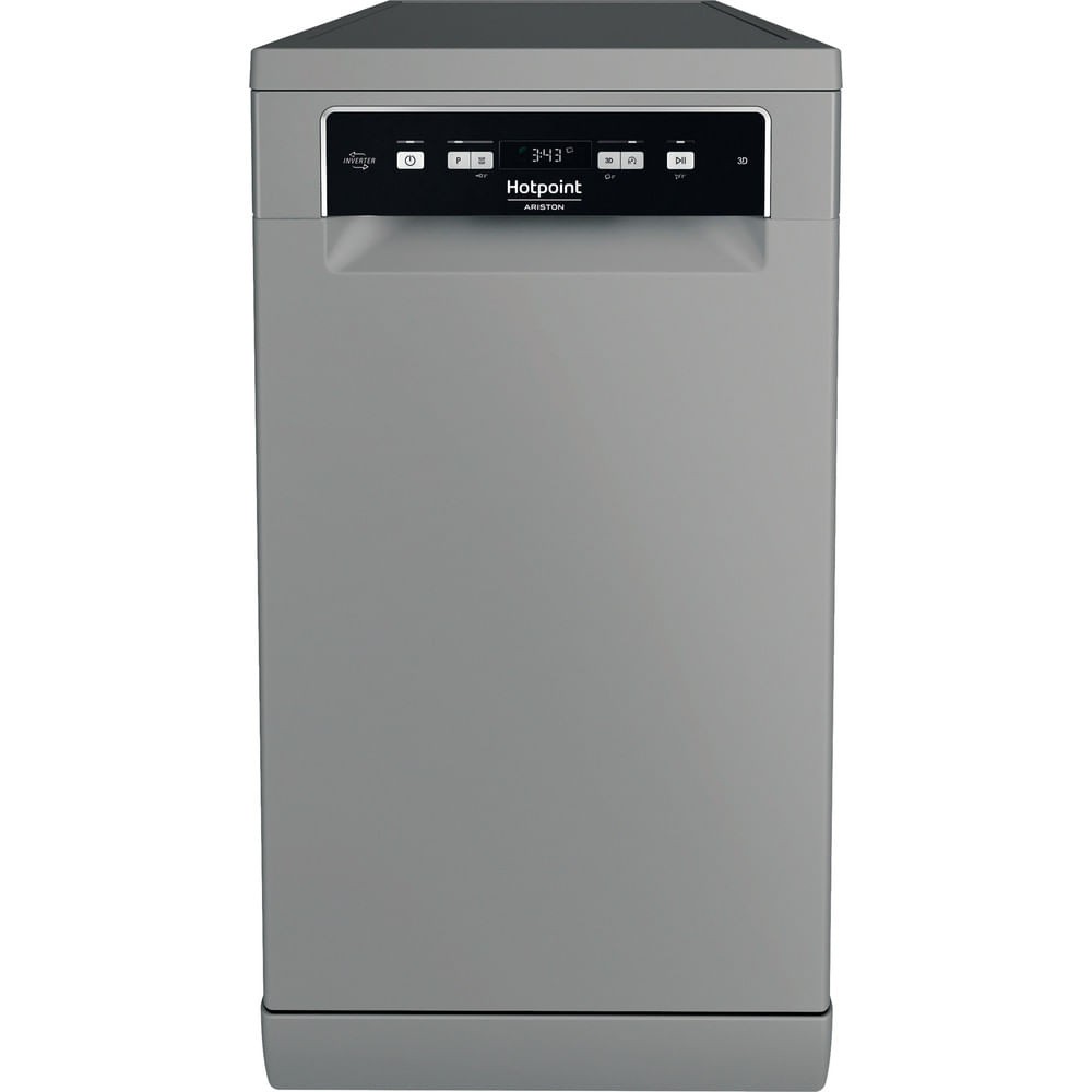 Hotpoint HA3FC10BS7A0S Lavastoviglie Slim 45 cm Capacità 10 Coperti Classe C Colore Silver RICONDIZIONATA