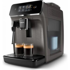 Macchina Caffè Automatica Espresso con Macinacaffè ed Erogatore di Vapore Caffè in Grani colore Nero Philips 2200 Series EP2224/10 RICONDIZIONATO