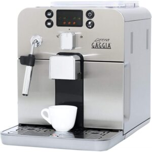 Macchina Caffè Automatica Espresso con Macinacaffè ed Erogatore di Vapore Caffè in Grani colore Argento  RICONDIZIONATO