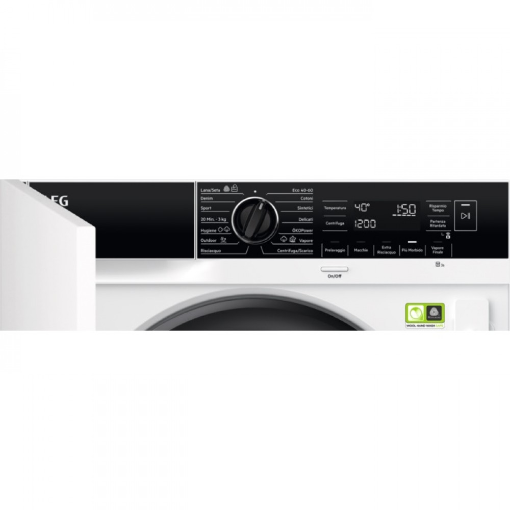 Candy BC4S68M6D8J-S Lavatrice da Incasso 60 cm 8 Kg Classe A 1600 Giri/min. Inverter. RICONDIZIONATO - immagine 2
