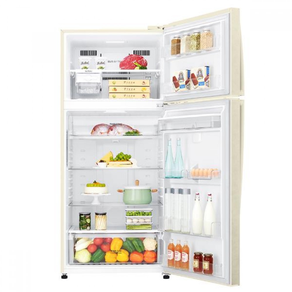 Frigorifero RICONDIZIONATO Libera Installazione Smart Doppia Porta Total No Frost Classe E Door-Cooling Wi-Fi Maniglie a barra Drink Dispenser Beige LG GTF744SEPZD - immagine 2