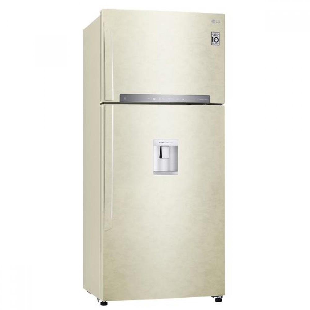 Frigorifero RICONDIZIONATO Libera Installazione Smart Doppia Porta Total No Frost Classe E Door-Cooling Wi-Fi Maniglie a barra Drink Dispenser Beige LG GTF744SEPZD