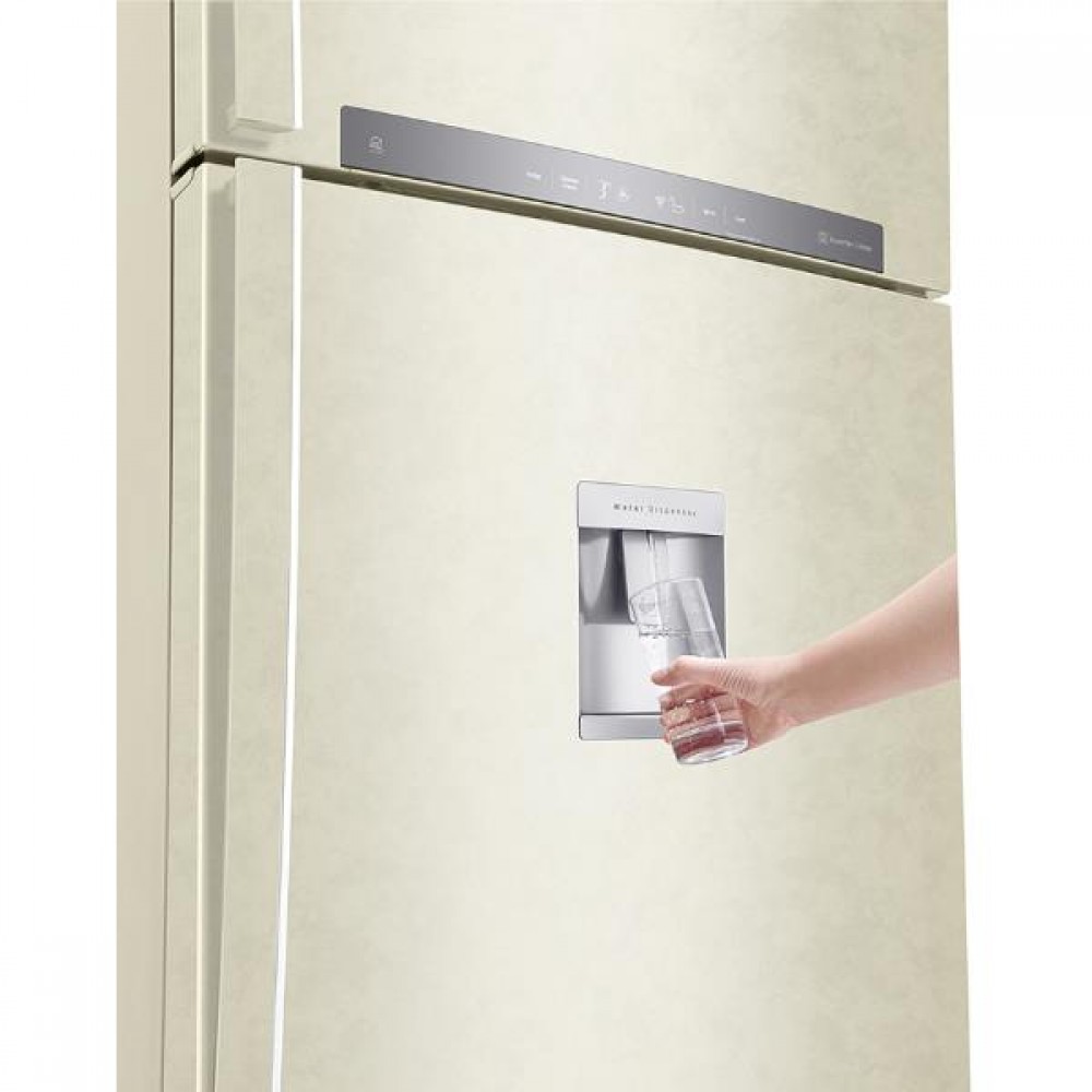 Frigorifero RICONDIZIONATO Libera Installazione Smart Doppia Porta Total No Frost Classe E Door-Cooling Wi-Fi Maniglie a barra Drink Dispenser Beige LG GTF744SEPZD - immagine 3
