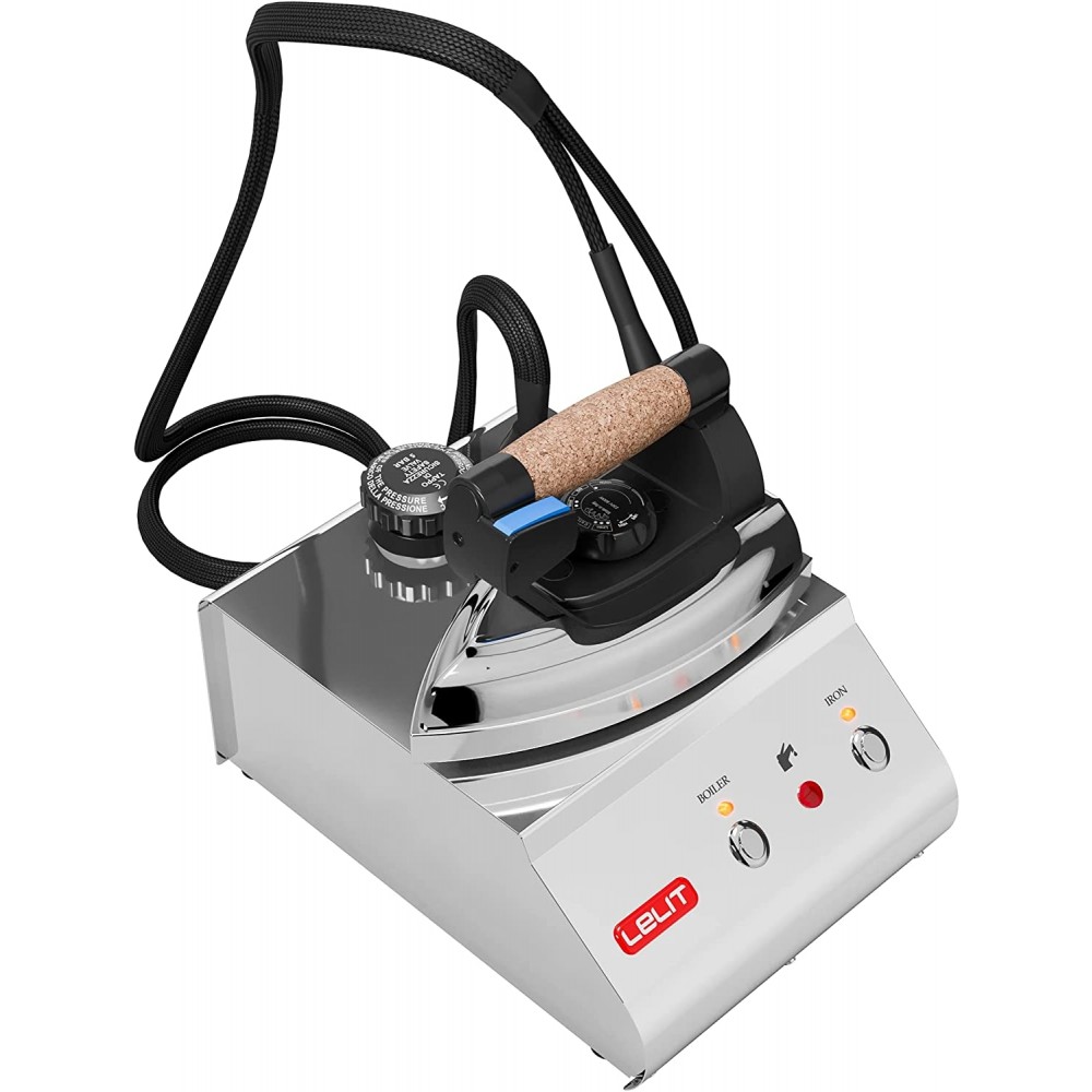 Ferro da Stiro con Caldaia a Vapore Potenza 1800 Watt colore Inox Lelit Gianni PS21 - immagine 2