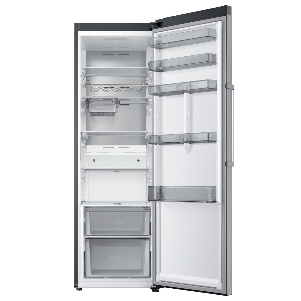 Frigorifero RICONDIZIONATO Monoporta Libera installazione Total No Frost Classe E Altezza 185.3 Finitura Metal Inox Serie Twin AI Samsung RR39C7BC5S9 - immagine 2