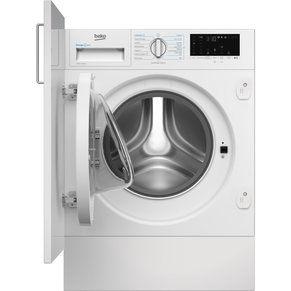 Beko WIT8A4BW Lavatrice da incasso Scomparsa totale 60 cm 8 Kg classe A 1400 giri/min. Motore Inverter AutoClean RICONDIZIONATO - immagine 3